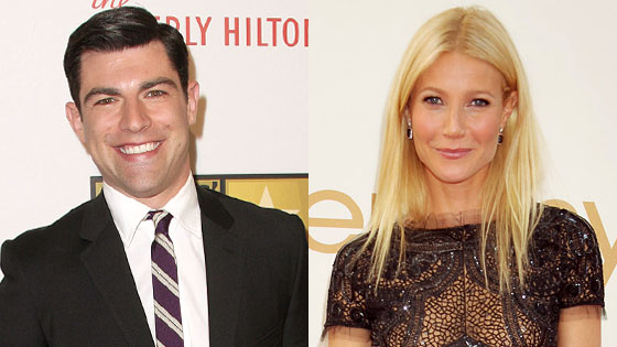 Max Greenfield, Gwyneth Paltrow Max Greenfield, Gwyneth Paltrow